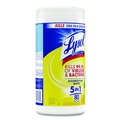 Disinfectants | LYSOL Brand 19200-77182 1 Ply 7 in. x 7.25 in. Lemon and Lime Blossom Disinfecting Wipes - White (6/Carton) image number 2