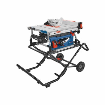 Bosch 120V 15 Amp 10 in. Corded Jobsite Table Saw with Gravity-Rise Wheeled Stand