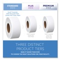 Cleaning & Janitorial Supplies | Scott 67805 2-Ply 3.55 in. x 1000 ft. Septic Safe Essential 100% Recycled Fiber JRT Bathroom Tissue for Business - White (12/Carton) image number 2