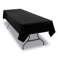 Mothers Day Sale! Save an Extra 10% off your order | Tablemate 549-BK 54 in. x 108 in. Table Set Heavyweight Plastic Rectangular Table Covers - Black (6/Pack) image number 5