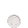 Bowls and Plates | SOLO MP6-PLANET 6 in. Diameter ProPlanet Seal Compostable Paper Dinnerware Plate - White (1000/Carton) image number 3