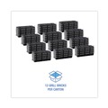 Bulk Savings Pricing 2 | Boardwalk GB12PC 8 in. x 4 in. Grill Brick - Black (12/Carton) image number 4