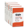 Hand Soaps | GOJO Industries 7255-04 2000 mL NATURAL ORANGE Pumice Hand Cleaner Refill - Citrus Scent (4/Carton) image number 0