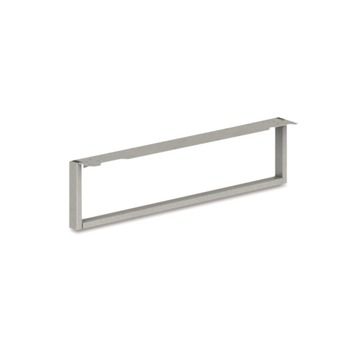 HON HLSL307O.T1 Voi 2 in. x 29.75 in. x 7 in. O-Leg Support for Low Credenza - Platinum Metallic