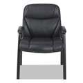  | Alera ALEVN4319 Bonded Leather 25.63 in. x 26 in. x 37.63 Guest Chair - Black image number 1