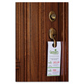 Office Jansan | Avery 16150 4.25 in. x 11 in. 65 lbs. Cover Weight 97 Bright Door Hanger with Tear-Away Cards - White (80/Pack) image number 5