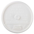 Cups and Lids | Dart 12UL Sip-Thru Lids for 10 - 14 oz. Foam Cups - White (1000/Carton) image number 1