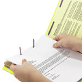 Office Jansan | Smead 14034 Pressboard Six-Section Top Tab Classification Folders - Letter, Yellow (10/Box) image number 3