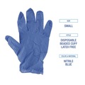 New Year New Savings! Save $25 off $150 | Boardwalk 380SBXA 380 Series 4 mil Thick 9.5 in. Long Powder-Free Disposable General-Purpose Nitrile Gloves - Small, Blue (100/Box) image number 5