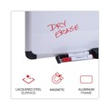  | Universal UNV43841 36 in. x 24 in. Deluxe Porcelain Magnetic Dry Erase Board - White Surface, Aluminum Frame image number 3