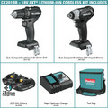 Combo Kits | Factory Reconditioned Makita CX201RB-R 18V LXT Lithium-Ion Sub-Compact Brushless Cordless Drill Driver / Impact Wrench Kit (2 Ah) image number 1