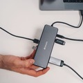 Office Electronics & Batteries | Verbatim 32153 USB-C Pro Multiport Hub CMH 13 Port - Gray image number 5