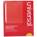 Office Jansan | Universal UNV21122 8-1/2 in. x 11 in. Standard Sheet Protector - Clear (200/Box) image number 3