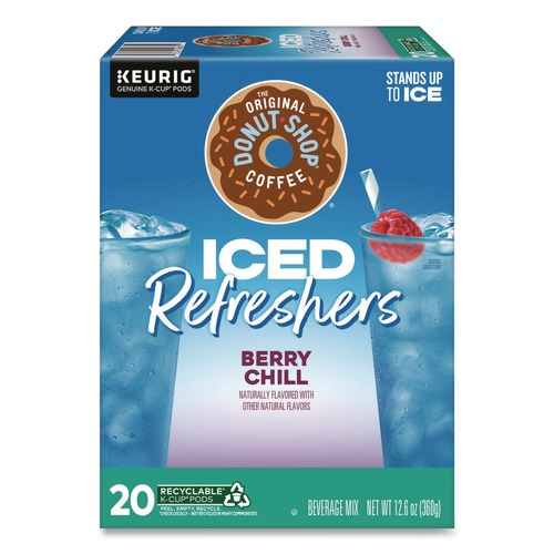 Food Service | The Original Donut Shop 5000384762 ICED Refreshers K-Cup Pods - Berry Chill (20/Box) image number 0