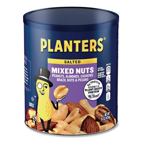 Food Service | Planters GEN001670 15 oz Mixed Nuts Can image number 0