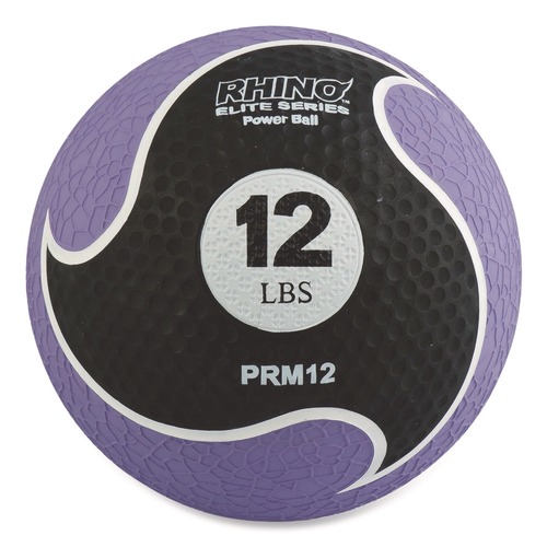 Toys | Champion Sports PRM12 12 lbs. Rhino Elite Medicine Ball - Purple image number 0