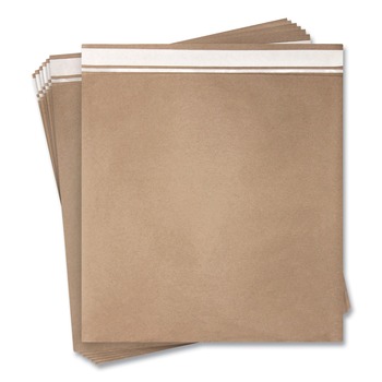 Elementree 13.5 in. x 15.37 in. x 2.5 in. Self-Adhesive Closure Expandable Mailer - Kraft (250/Carton)