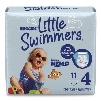 Kimberly-Clark 24 lbs. to 34 lbs. Little Swimmers - Size 4/Blue (8/Carton)