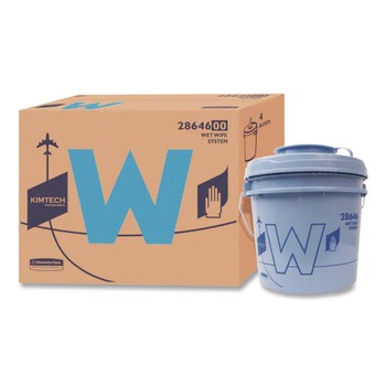 Kimberly-Clark 4/Carton Kimtech Aviation Wet Wiper Bucket Dispenser