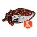 Cooling Gear | Ergodyne 12485 Chill-Its 6615 One Size Fits Most High-Performance Bandana Doo Rag with Terry Cloth Sweatband - Flames image number 5