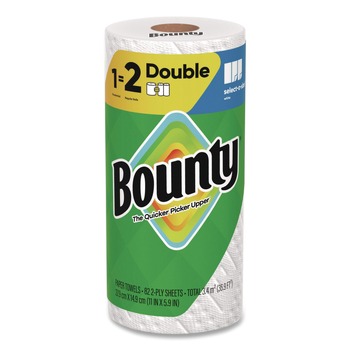 Bounty Select-a-Size 5.9 in. x 11 in. 2-Ply Kitchen Roll Paper Towels - White (24/Carton)