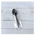 Food Service | Boardwalk BWKSPOONBLPPIW Mediumweight Polypropylene Spoon Cutlery - Black (1000/Carton) image number 3