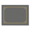 Office & Office Supplies | Geographics 47400 12.5 in. x 9.75 in. Certificate/Document Cover - Metallic Gray (6/Pack) image number 1
