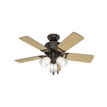 Ceiling Fans | Hunter 51105 42 in. Prim Premier Bronze Ceiling Fan with Light image number 0