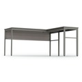 Cleaning & Janitorial Supplies | Linea Italia LITUR602ASH Urban Series 59 in. x 59 in. x 29.5 in. L-Shaped Desk - Ash image number 3