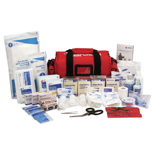 First Aid | First Aid Only 520-FR 16 in. x 8 in. x 7.5 in. Nylon Fabric Case First Responder Kit (158-Pieces/Kit) image number 0