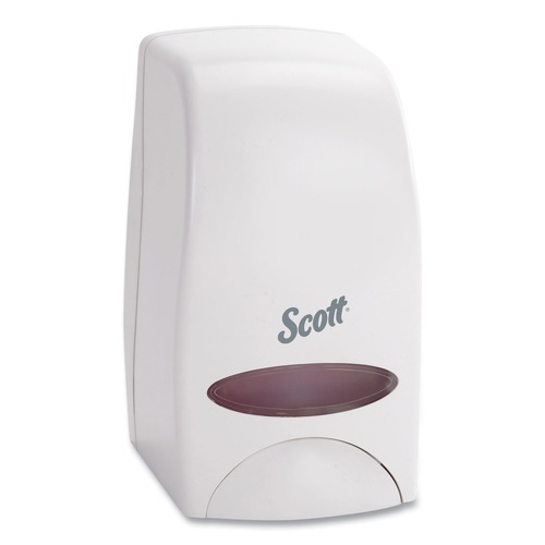 Skin Care & Personal Hygiene | Scott 92144 5 in. x 5.25 in. x 8.38 in. 1000 mL Essential Manual Skin Care Dispenser - White image number 0