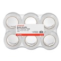 Office Jansan | Universal UNV73000 Quiet Acrylic 1.88 in. x 3 in. x 110 yds. Box Sealing Tape - Clear (6/Pack) image number 0