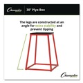 Toys | Champion Sports PXB30 24 in. x 24 in. Base 30 in. H Plyo Box - Red/Black image number 4