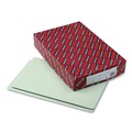 File Folders | Smead 29210 Extra-Heavy Recycled Pressboard Straight End Tab Folders - Legal, Gray/Green (25/Box) image number 0