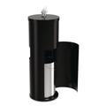 Paper & Dispensers | Gritt Commercial GRI509BLK 13.1 in. x 13.1 in. x 36 in. Floor Stand Wet Wipe Dispenser Station with 7 Gallon Built-In Trash Can - Black image number 8
