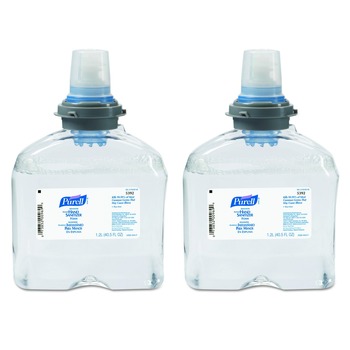PURELL 5392-02 1,200 mL Foam Advanced Hand Sanitizer TFX Refill - Unscented