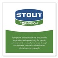 Trash Bags | Stout by Envision T3658B15 36 in. x 58 in. 1.5 mil. 60 Gallon Total Recycled Content Plastic Trash Bags - Brown/ Black (100/Carton) image number 7