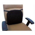  | Alera ALECGC411 14.13 in. x 14.13 in. x 2.75 in. Cooling Gel Memory Foam Backrest with Adjustable Straps - Black image number 2