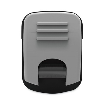 Advantus 91172 Grip-A-Clip 0.13 in. Jaw Capacity Magnetic/Adhesive Clips - Gray (10/Box)
