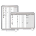 Office Jansan | MasterVision GA02109830 24 in. x 36 in. In-Out Magnetic Dry Erase Board - Silver Frame image number 2