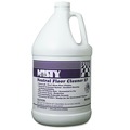 Cleaning & Janitorial Supplies | Misty 1033704 1 Gallon Bottle Neutral Floor Cleaner EP - Lemon (4/Carton) image number 1