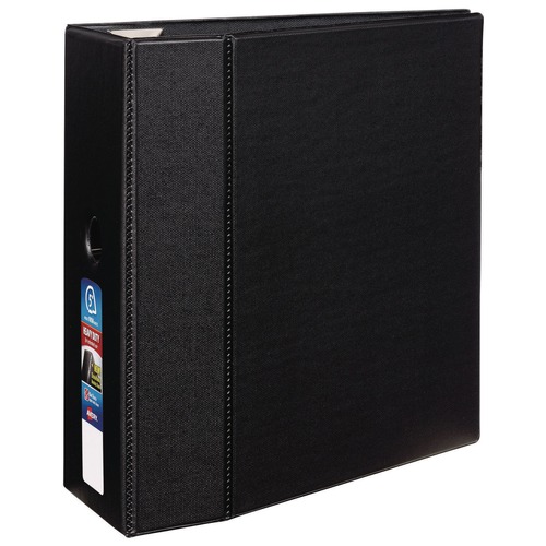  | Avery 79986 3 Locking One Touch EZD Rings 5 in. Capacity 11 in. x 8.5 in. Heavy-Duty Non-View Binder with DuraHinge and Thumb Notch - Black image number 0