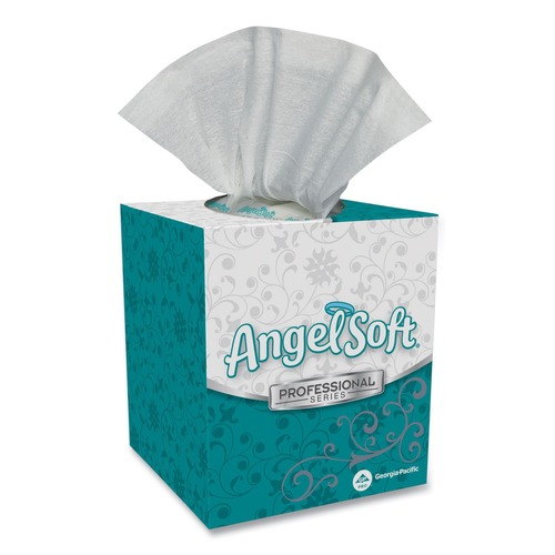 Paper Towels and Napkins | Georgia Pacific Professional 46580 Angel Soft Professional Series 2-Ply Facial Tissues (96-Piece/Box) image number 0