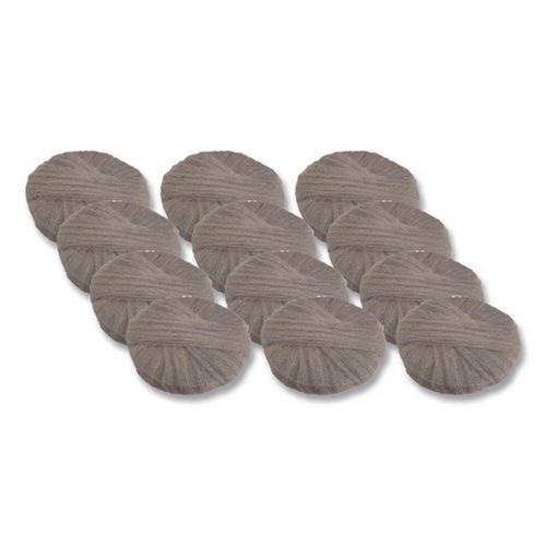 Cleaning Cloths | GMT 120203 20 in. Diameter Grade 3 Cleaning and Polishing Radial Steel Wool Pads - Gray (12/Carton) image number 0