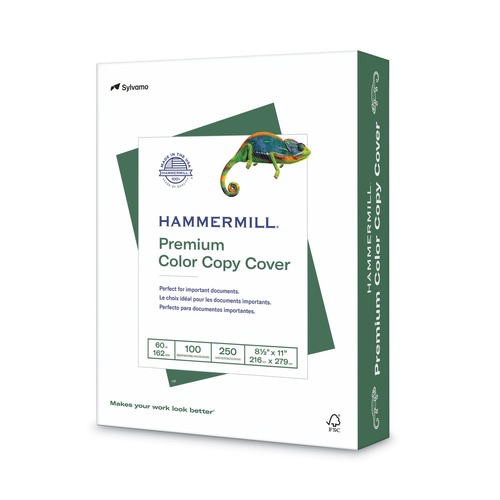 Office Jansan | Hammermill 12254-9 8.5 in. x 11 in. 100 Bright 60 lbs. Cover Weight Premium Color Copy Cover (250/Pack) image number 0