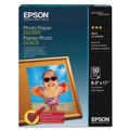  | Epson S041271 9.4 mil. 8.5 in. x 11 in. Photo Paper - Glossy White (100/Pack) image number 0