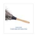  | Boardwalk BWK12GY 4 in. Handle Professional Ostrich Feather Duster image number 4