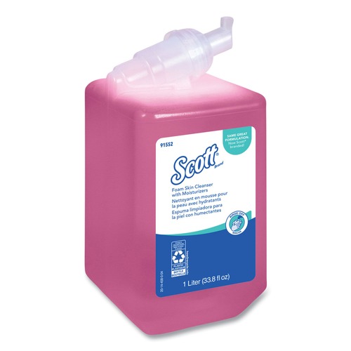 Scott 91552 1000 mL Bottle Light Floral Scent Pro Foam Skin Cleanser with Moisturizers image number 0