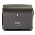 Labor Day Sale! Save $30 off $199! | Georgia Pacific Professional 54518 Pacific Blue Ultra 14.56 in. x 7.38 in. x 11.56 in. Mini Paper Towel Dispenser - Black (1/Carton) image number 0