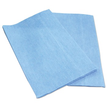 Boardwalk 13 in. x 21 in. Foodservice Wipers - Blue (150/Carton)